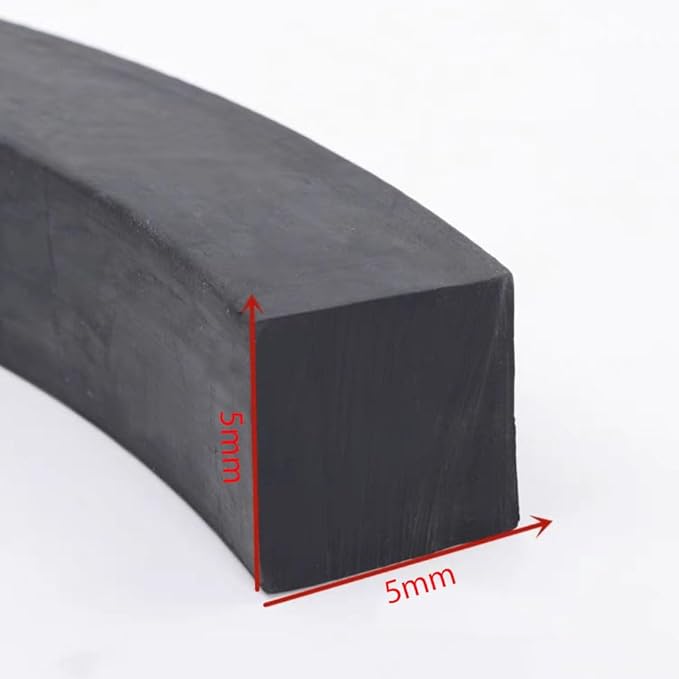 Tira de goma negra sólida de nitrilo NBR