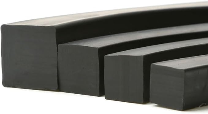 Tira de goma negra sólida de nitrilo NBR