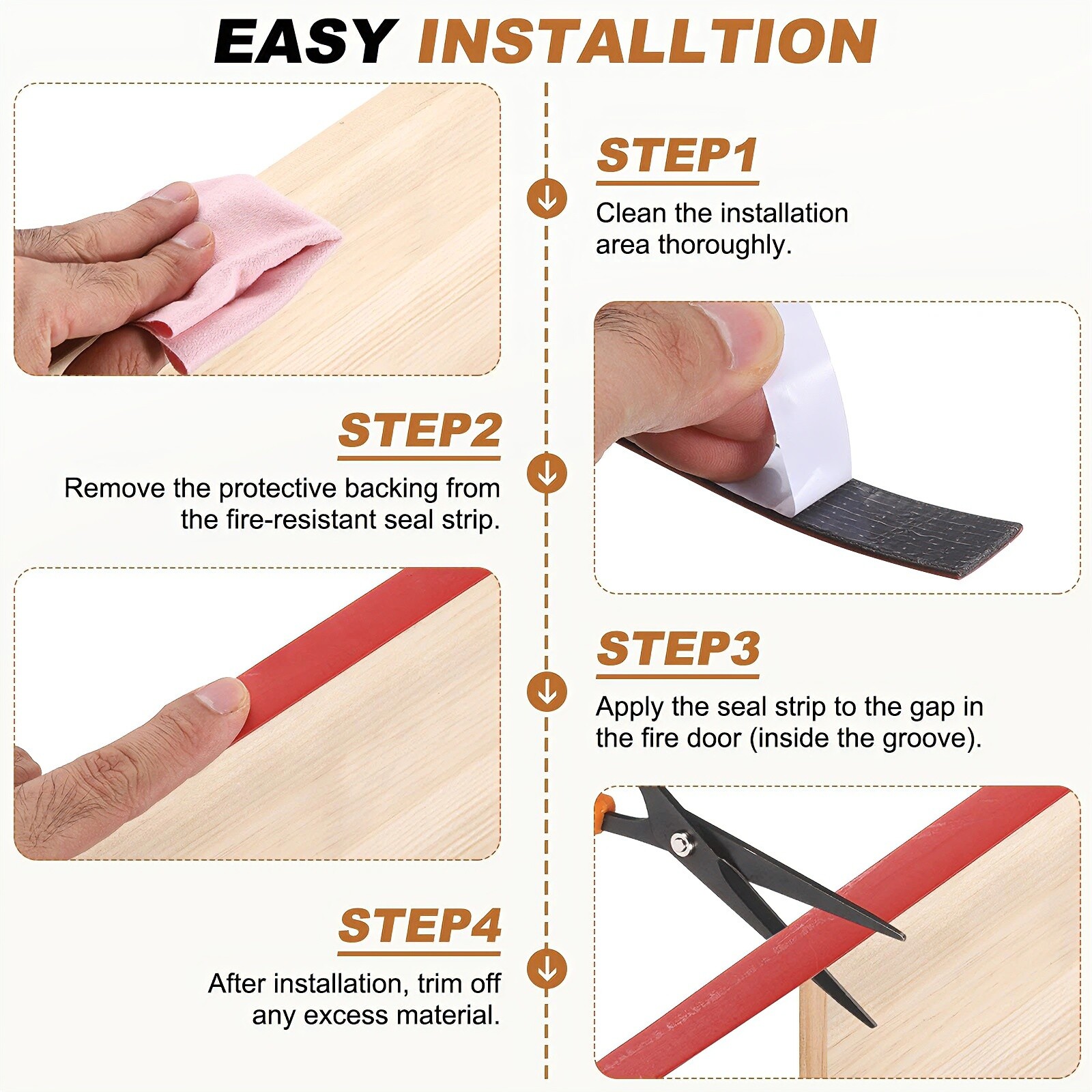 Tira de Sellado contra Incendios Intumescente