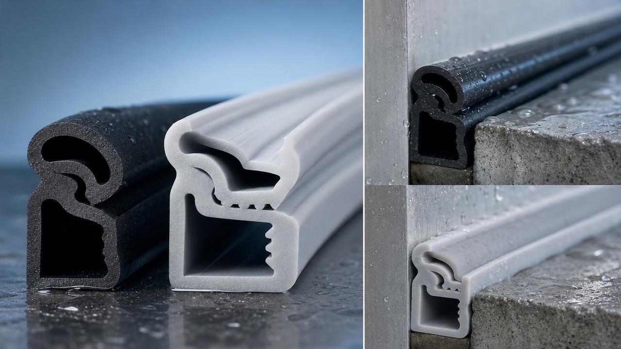 Tiras de goma EPDM para impermeabilización frente a PVC: ¿cuál se adapta mejor?
