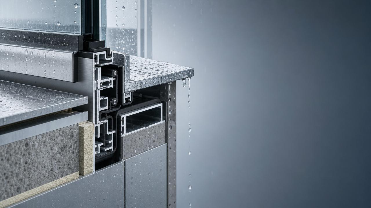Sellado de aluminio-plástico para rendimiento impermeable y térmico