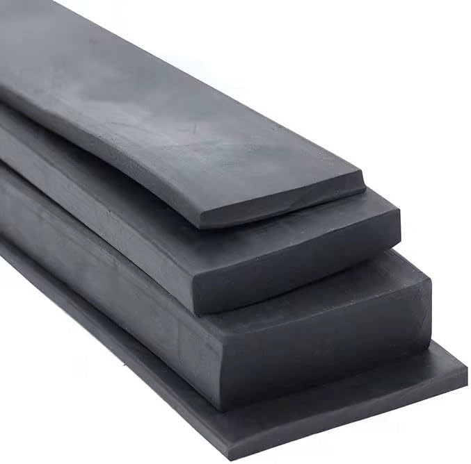 Сплошная черная нитриловая NBR резиновая полоса