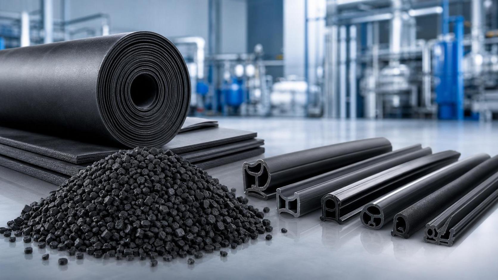 Для чего используется регенерированная резина EPDM в промышленном производстве?