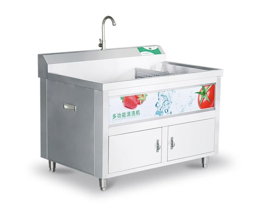 Engineering-grade multifunctional bubble/vortex fruit and vegetable cleaning machine