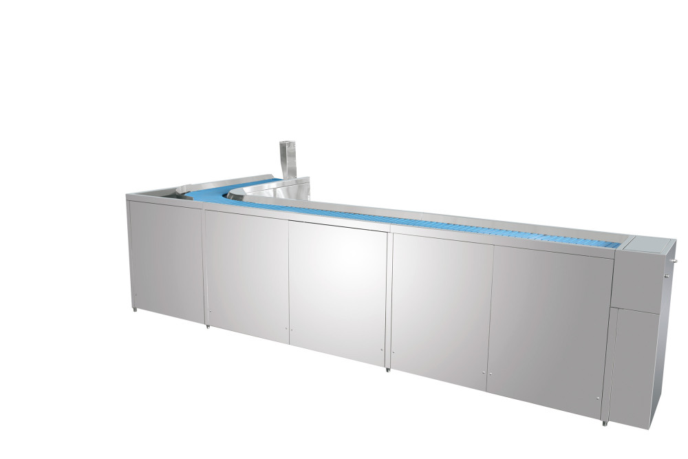 Rope-type tableware conveyor belt