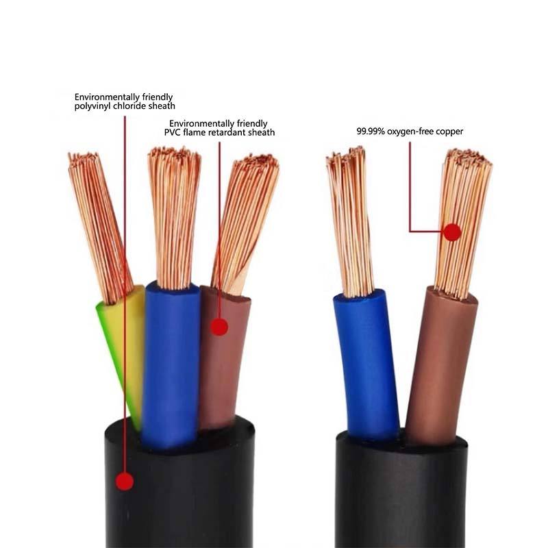 0.5-10 square millimeter household overhead power cable, signal cable, PVC insulated flexible wire cable