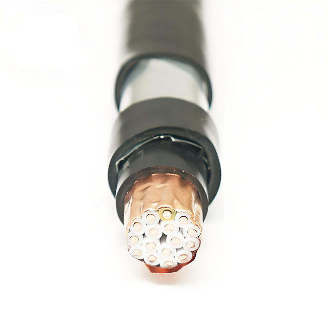 Control Cable PVC Insulated PVC Sheathed Copper Foil Shielded Steel Tape Armored KVVP2-22 IP67 0.5-10mm