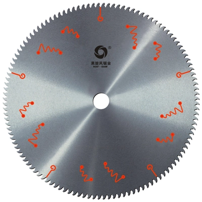 Заготовки бесшумных ВК-алюминиевых пил с заполненным клеем