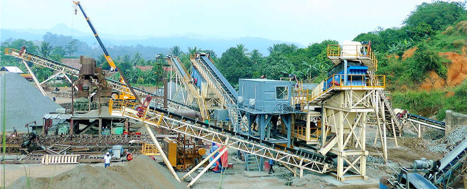 800t/h Bauaggregatproduktionslinie in Malaysia