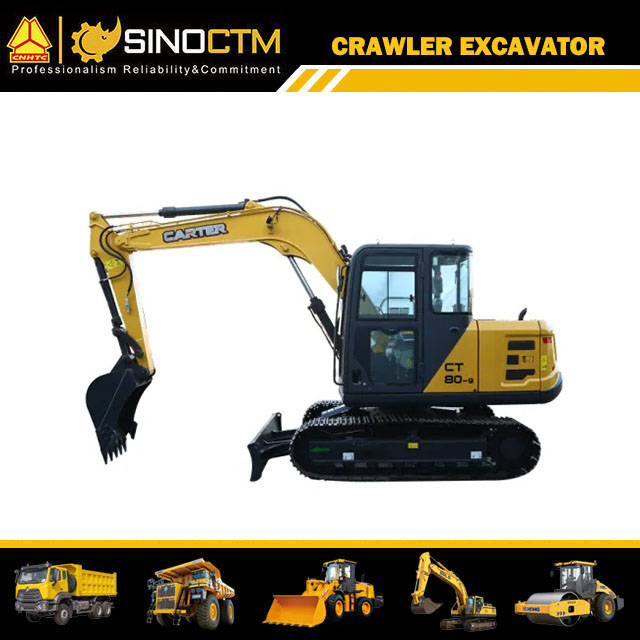 CARTER CT80-9 Mini-Bagger 8T