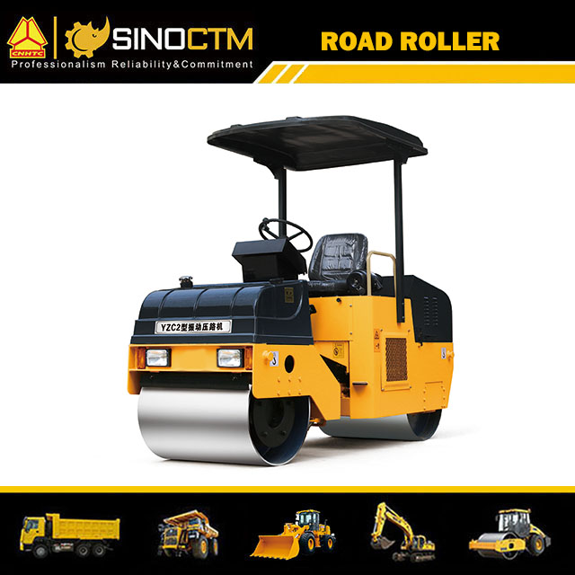 DOUBLE DRUM VIBRATORY ROLLER ,Betriebsgewicht:2000kg