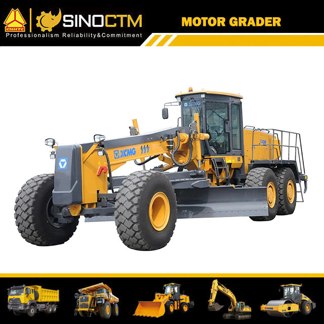 XCMG Offizieller Hersteller Motor Grader Gr3505 mit Reißzahn und Schild