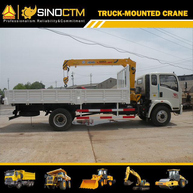 XCMG SQ4SK2Q 4ton Ladekran mit geradem Arm für kleine LKW