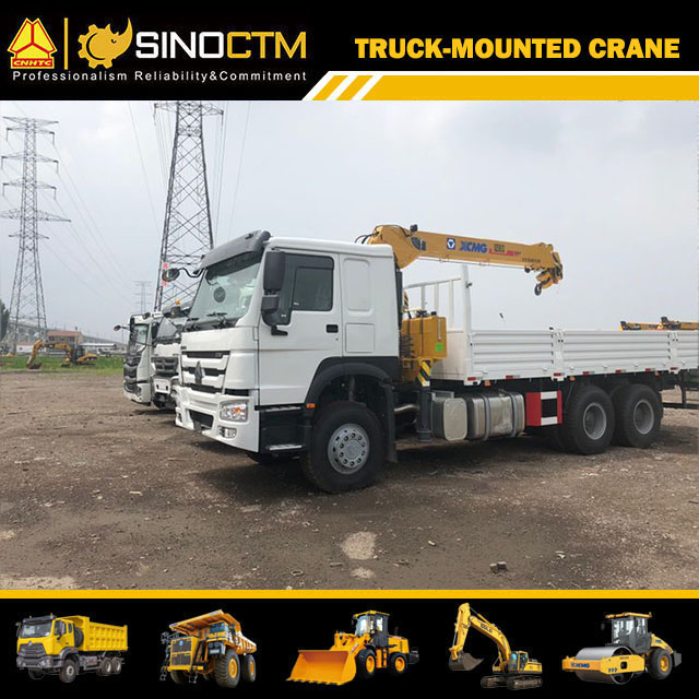 XCMG SQ10SK3Q 10-Tonnen-Baukran mit Teleskopausleger für Lkw