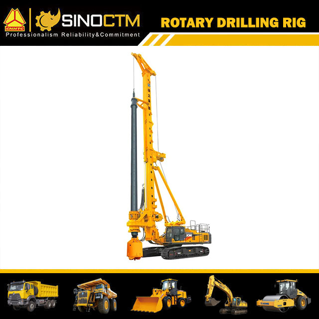 XCMG Baumaschine XR320D Bohrgerät 90m Tiefe Drehbohranlage mit Hammer