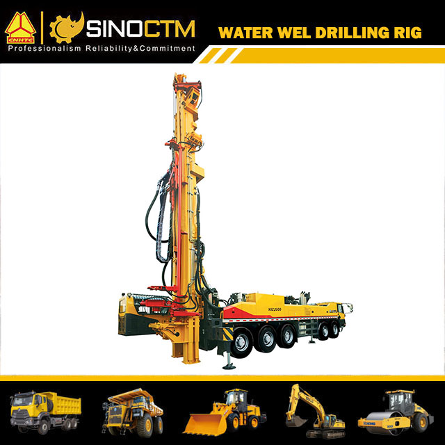 XCMG Offizieller XSC20/1000 Tiefbrunnenbohranlage 2000m LKW-Aufbau-Wasserbrunnenbohranlage