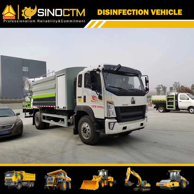 SINOTRUK HOWO Desinfektionsfahrzeug Leichter LKW 6cbm
