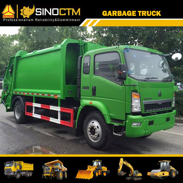 Sinotruk HOWO 4m³ - 16m³ Müllwagen, Verdichter-Müllwagen Kompaktier-Müllwagen