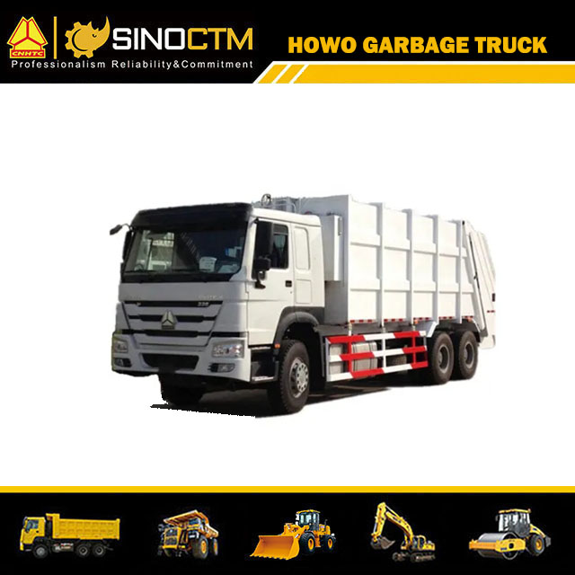 Sinotruk HOWO 24cbm Müllwagen, Komprimierter Müllwagen
