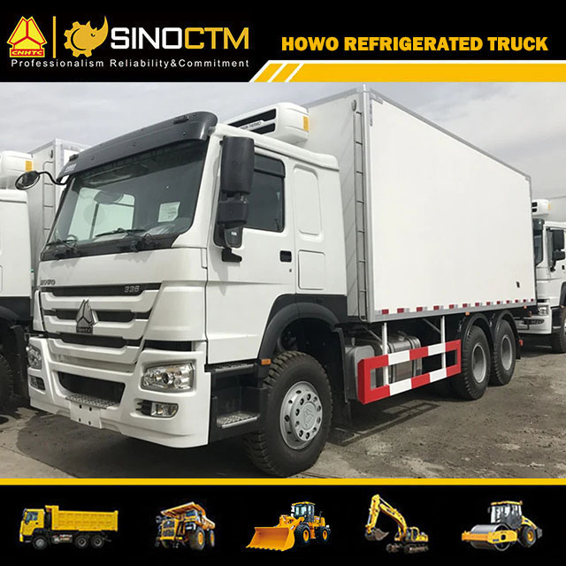 Sinotruk HOWO 6X4 Gefrier- und Kühltransportwagen für Getränke
