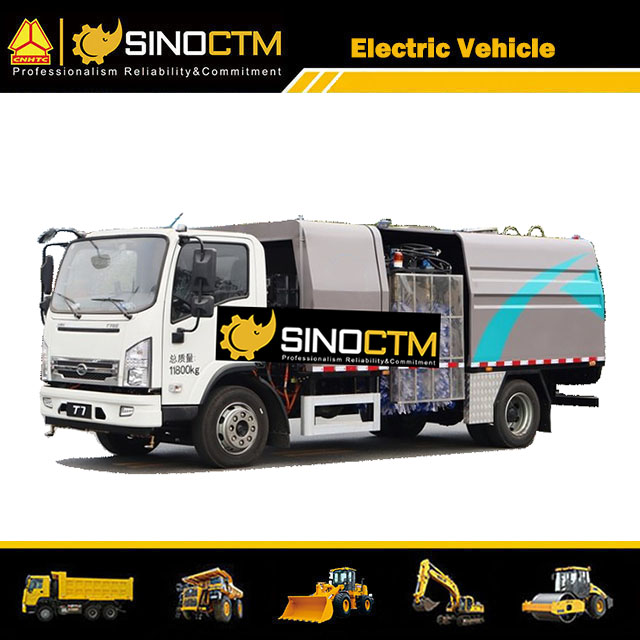 BYD Elektrisches Seitenbarrieren-Reinigungsfahrzeug 5 m³