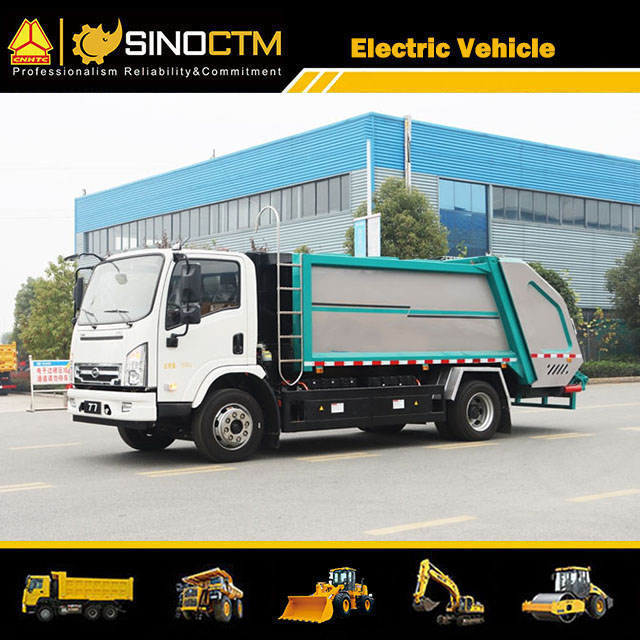 China New Energy Vehicle 10m3 15m3 20m3 6X4 4X2 Elektro-Kompressionsmüllwagen