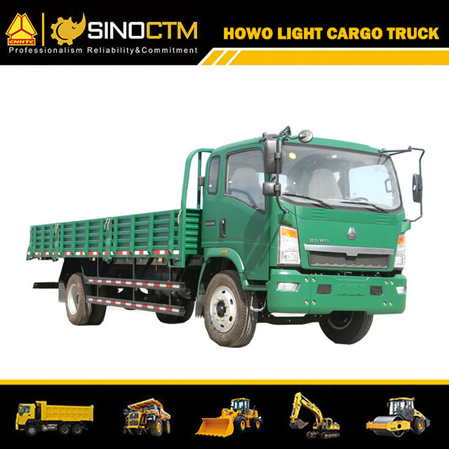 Sino-LKW HOWO Leichter Muldenkipper 4X2 Pritschenwagen 160 PS