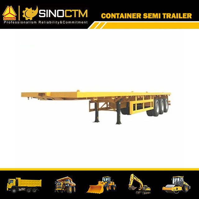 3 Achsen 20FT 40 Fuß Skelett-Containerchassis Dual Combo Skelett-Container-Sattelauflieger zum Verkauf