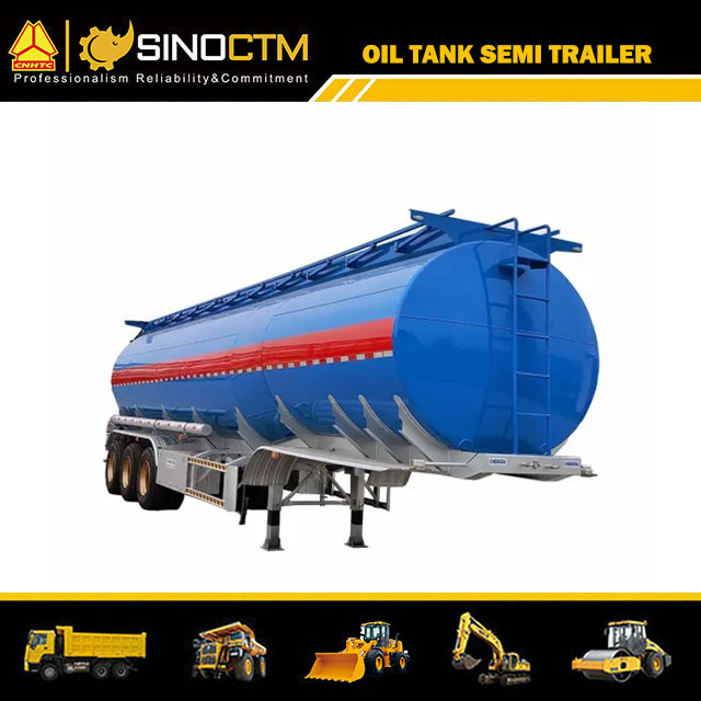 60cbm/60000L Kohlenstoffstahl-Öltank-Sattelauflieger für den Transport von Kraftstoff/Diesel/Rohöl