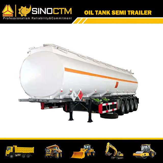 Stahl Edelstahl 45m3 Öltank-Anhänger / 45cbm Tanklastwagen-Auflieger