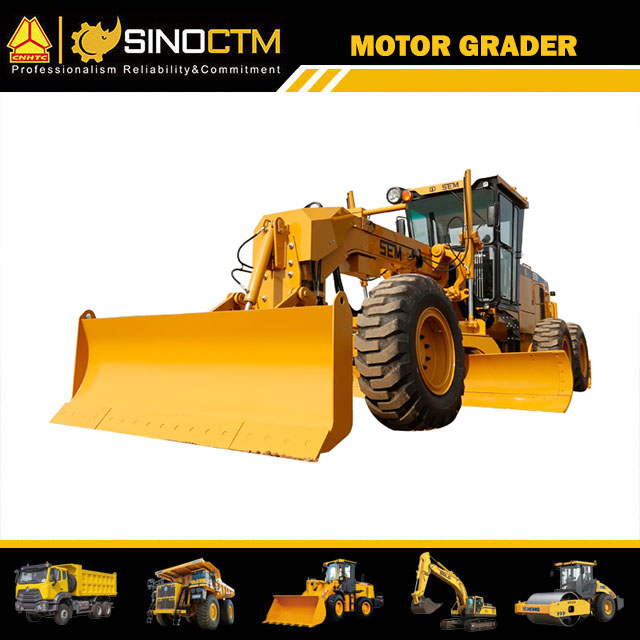 SEM919 Kettengraderschild 190PS Motor-Grader mit Frontdozer