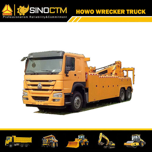 Sinotruk HOWO 20t-30tons Bergungsfahrzeug 371PS Dieselmotor Abschleppwagen Abschlepper