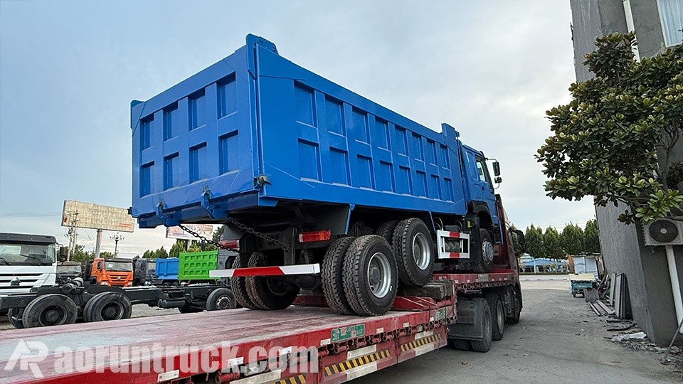 Camiones volquete pesados SINOTRUK HOWO 6x4 con destino a proyectos de infraestructura en Malí