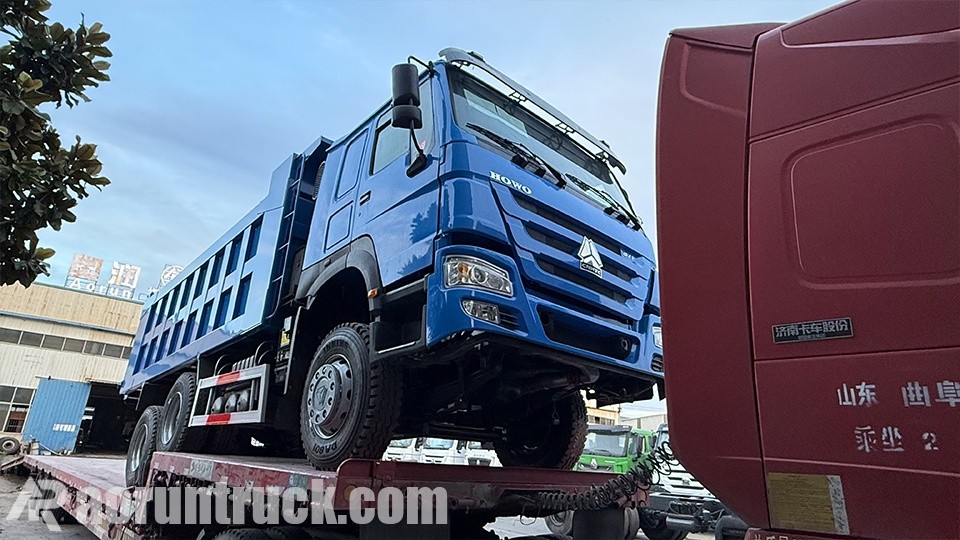 Camiones volquete pesados SINOTRUK HOWO 6x4 con destino a proyectos de infraestructura en Malí