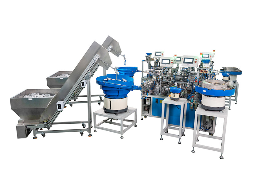 Настенная розетка автоматическая сборочная машина