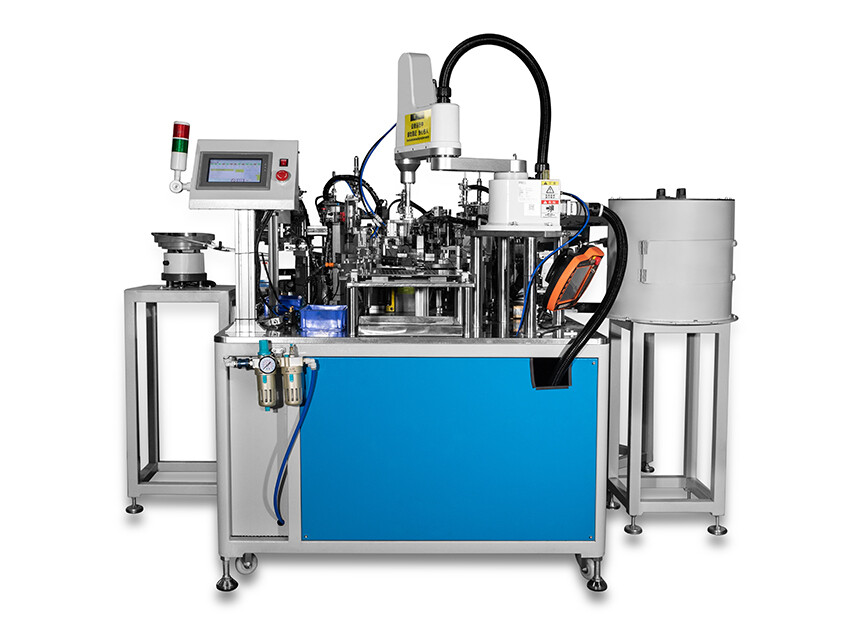 Автоматическая сборочная машина для сердечников клапанов