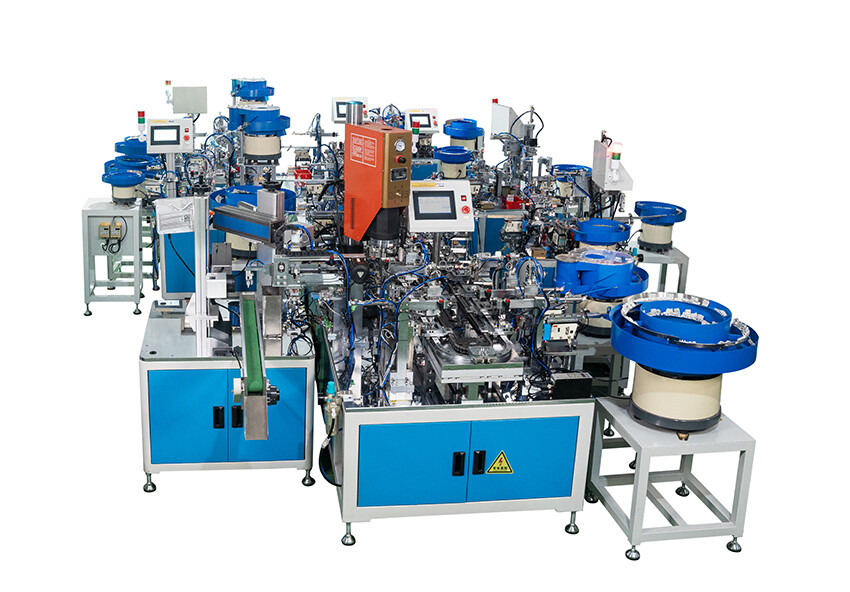 Автоматическая линия сборки кнопочных переключателей