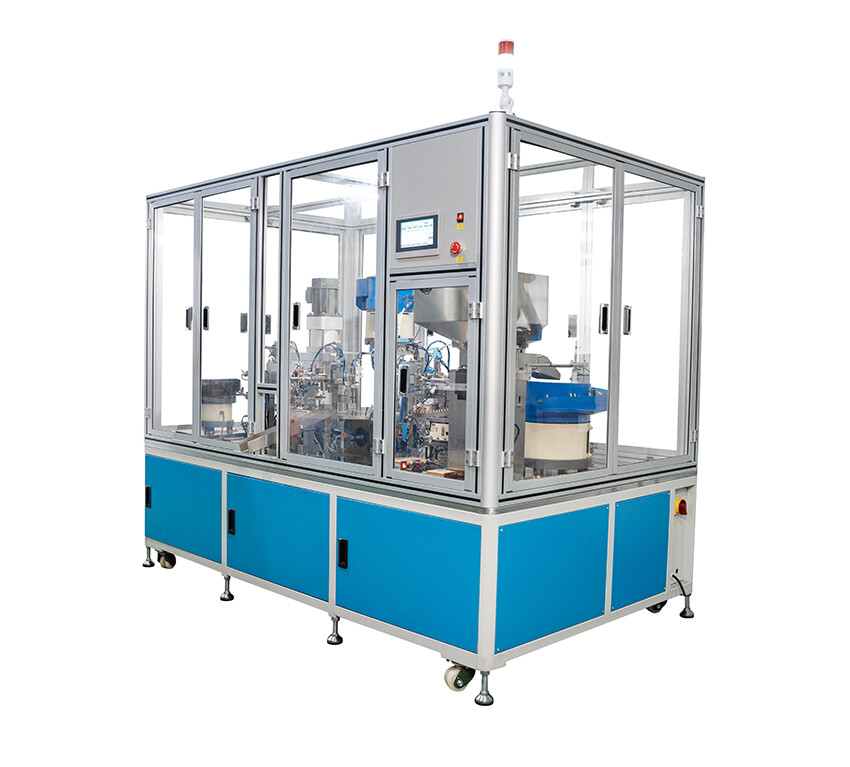 Автоматическая машина для сборки клапанов кислородного баллона