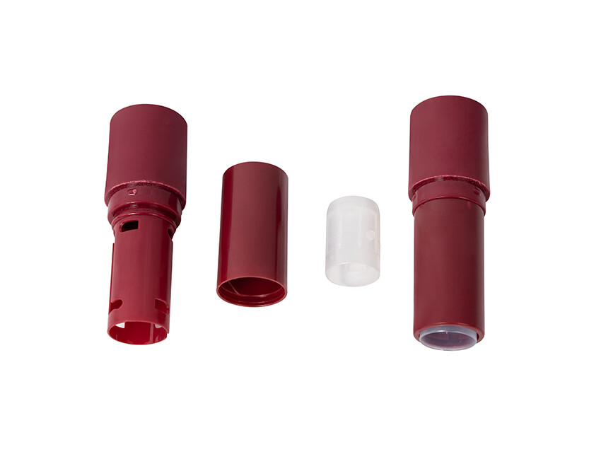 Автоматическая машина для сборки футляров для губной помады