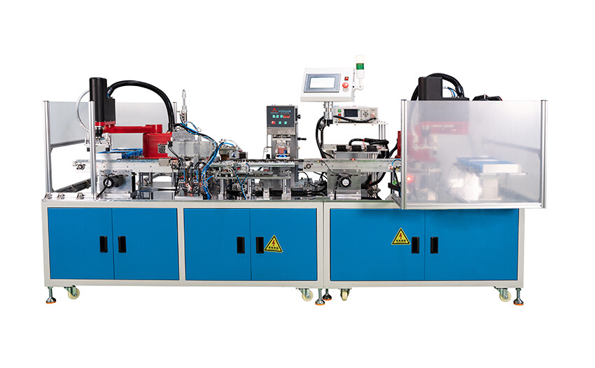 Полностью автоматическая машина для сборки катушки и терминала электромагнитного клапана