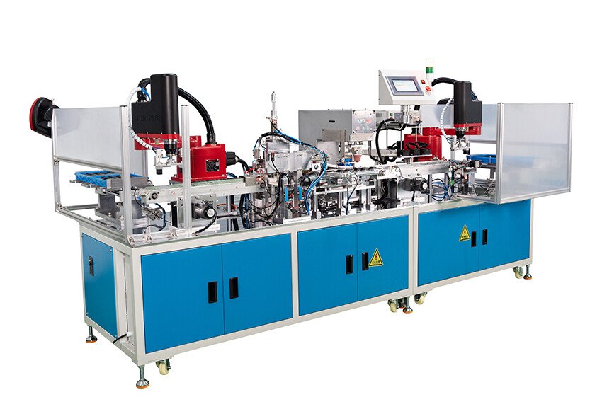 Полностью автоматическая машина для сборки катушки и терминала электромагнитного клапана