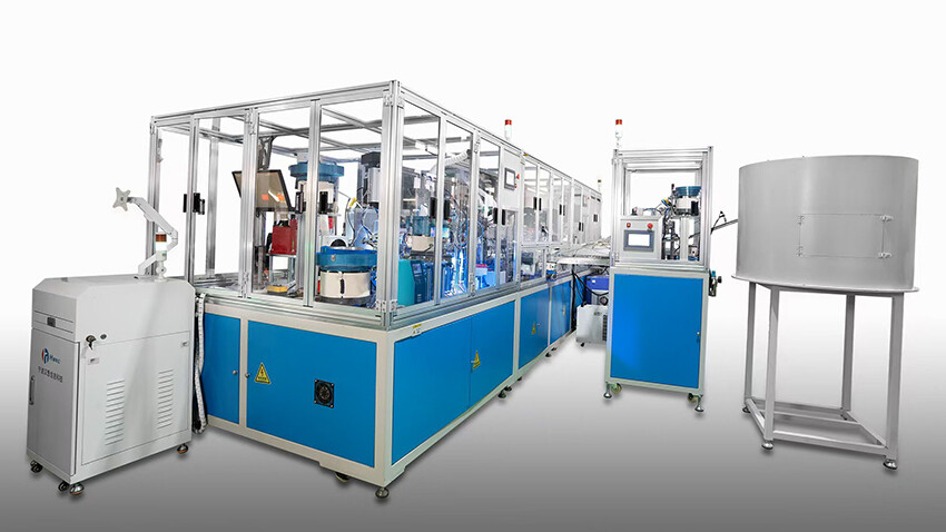 Автомобильная линия сборки контроллера воздушной заслонки