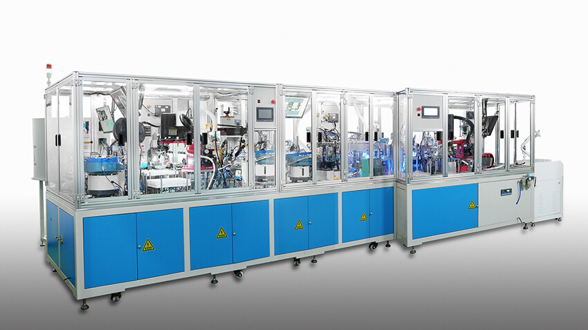 Автомобильная линия сборки контроллера воздушной заслонки