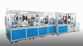 Автомобильная линия сборки контроллера воздушной заслонки