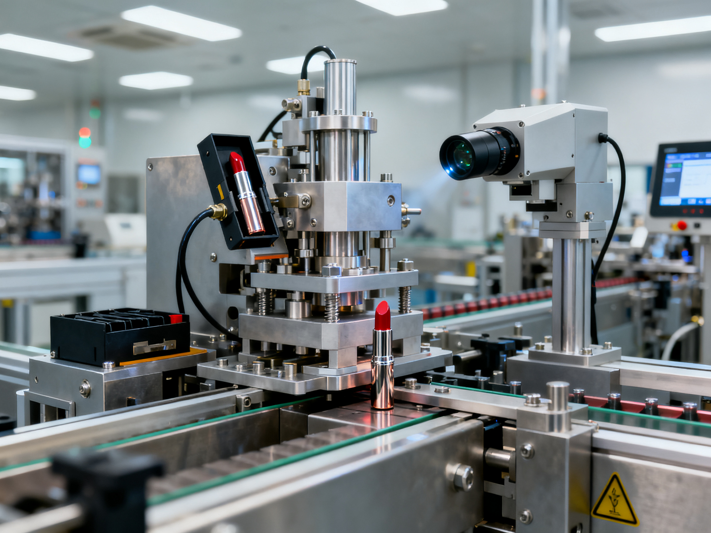 Автоматизированная линия для производства помадных футляров снижает сложность для производителей