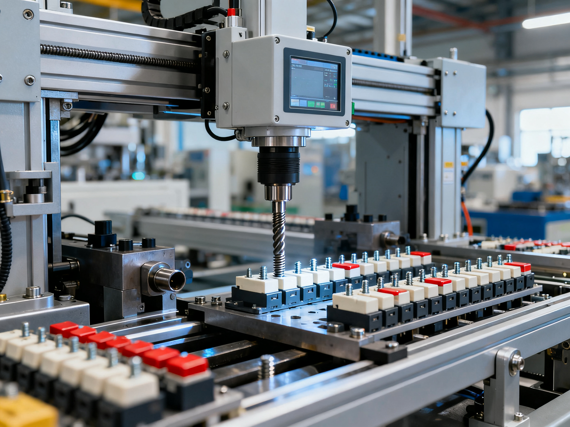 Новая автоматизированная линия нарезки резьбы повышает эффективность производства выключателей и клеммных колодок