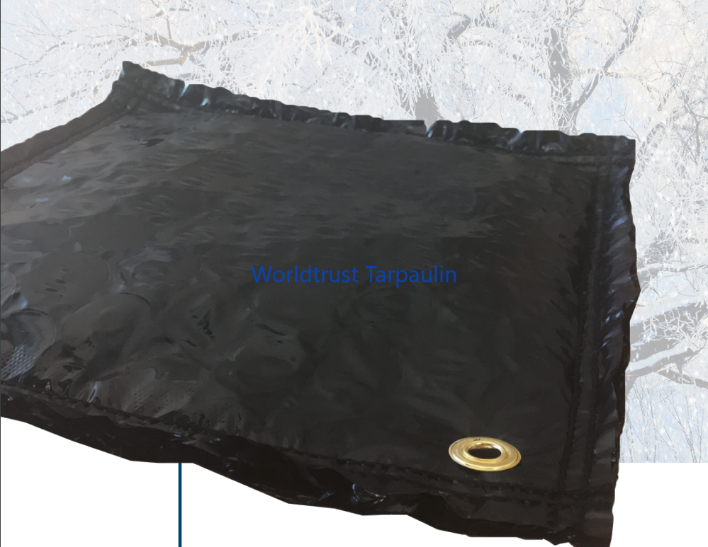 черный утепленный брезент