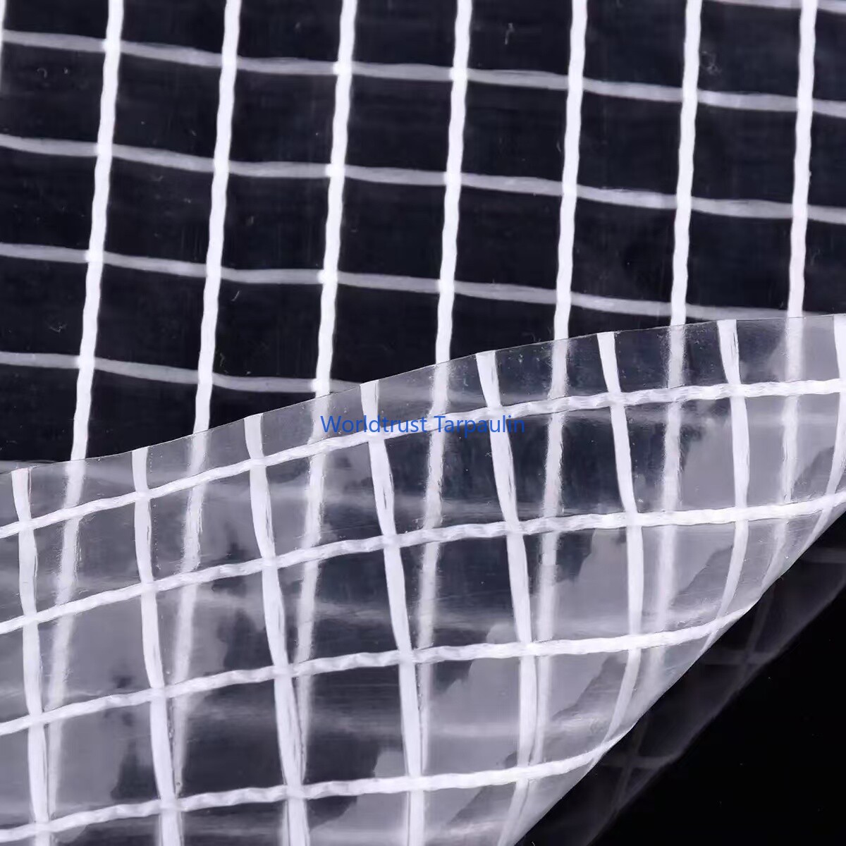 прозрачный лист брезента pe net