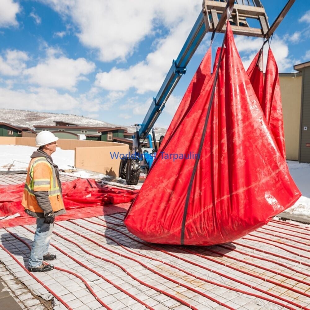 Брезент ПВХ для подъема снега