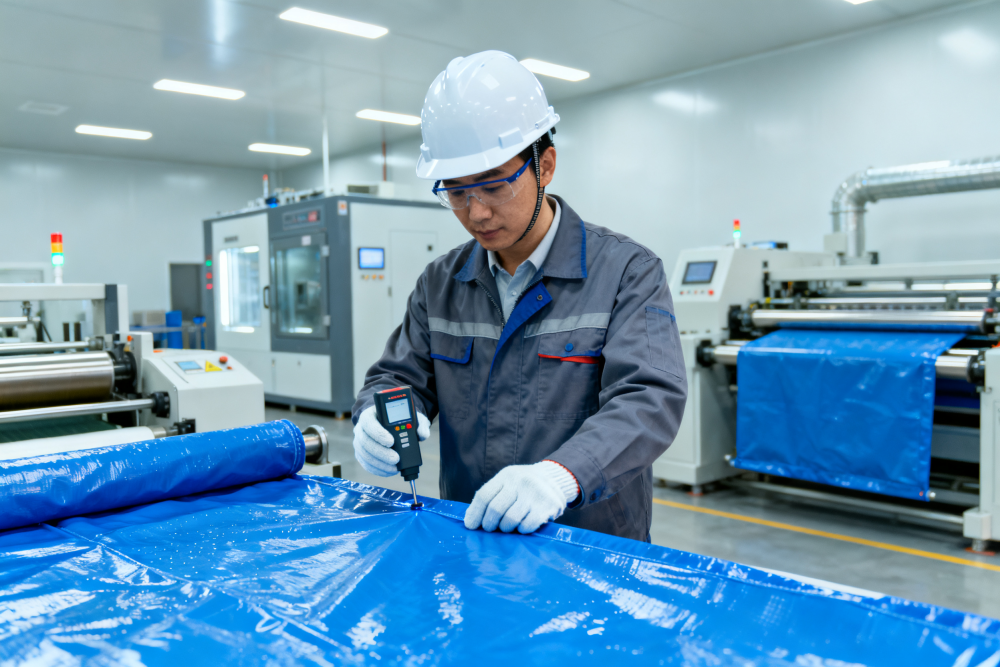 Показывает ли проверка качества брезента Worldtrust PE стабильные результаты при различных климатических испытаниях?